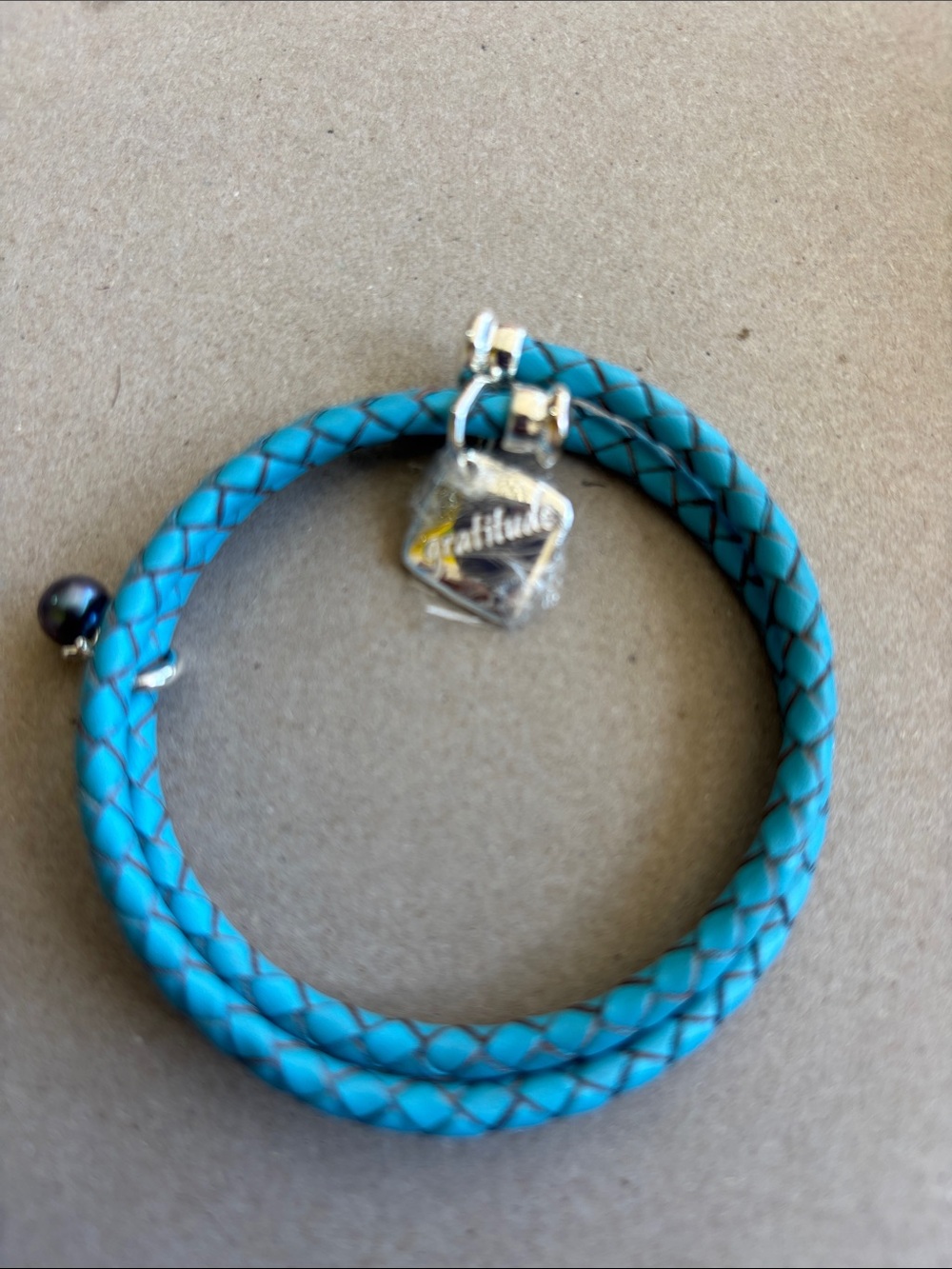 Leather wrap Gratitude